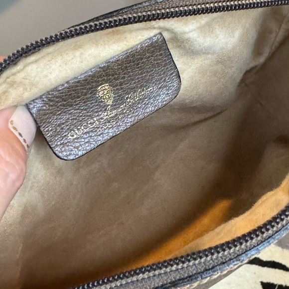 Gucci Vintage GG Web Cosmetic Pouch/Clutch - Picture 2 of 10